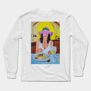 le chapeau rose Long Sleeve T-Shirt